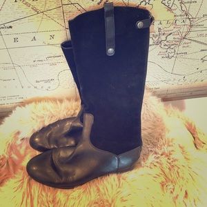 Sam Edelman Black Riding Boot Size 9